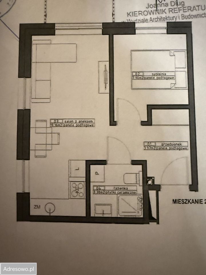 Mieszkanie 2-pokojowe Szczecin Żelechowa, ul. Małe Błonia