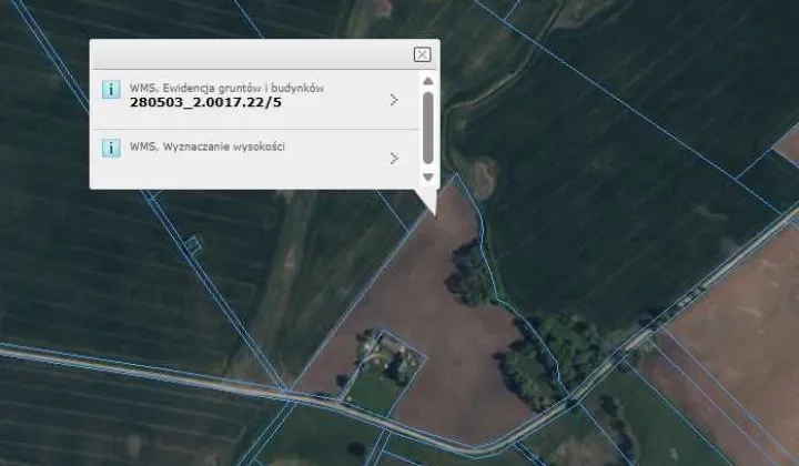 Działka rolna Kulesze