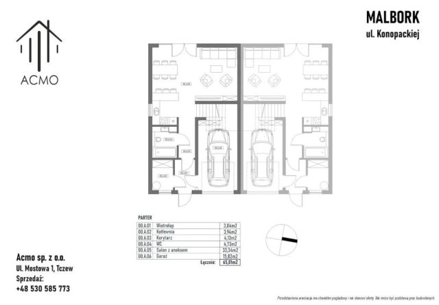 bliźniak, 5 pokoi Malbork, ul. Haliny Konopackiej. Zdjęcie 8