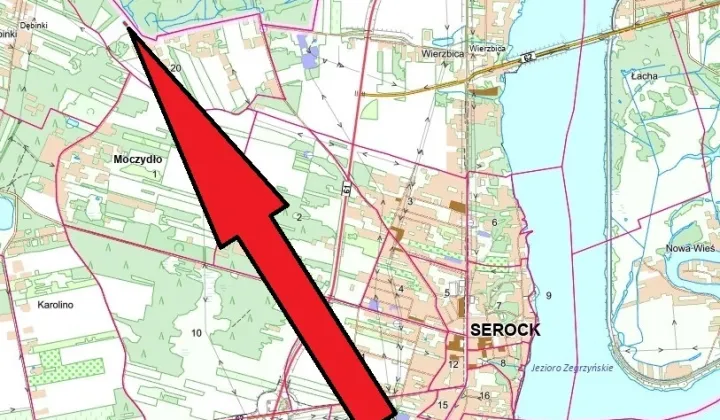 Działka budowlana Serock, ul. Leśna