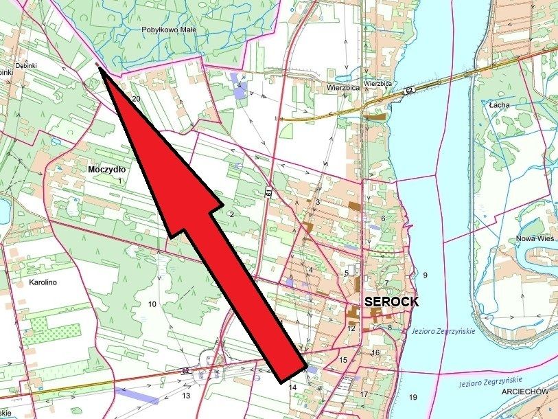 Działka budowlana Serock, ul. Leśna. Zdjęcie 1