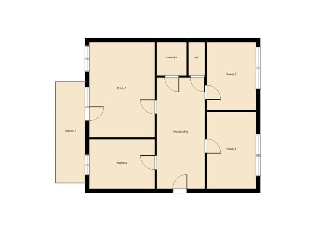 Mieszkanie 3-pokojowe Kalisz, ul. Adama Asnyka. Zdjęcie 11