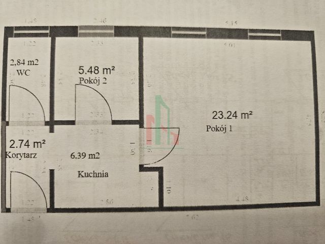 Mieszkanie 2-pokojowe Starogard Gdański, ul. Władysława Jagiełły. Zdjęcie 8
