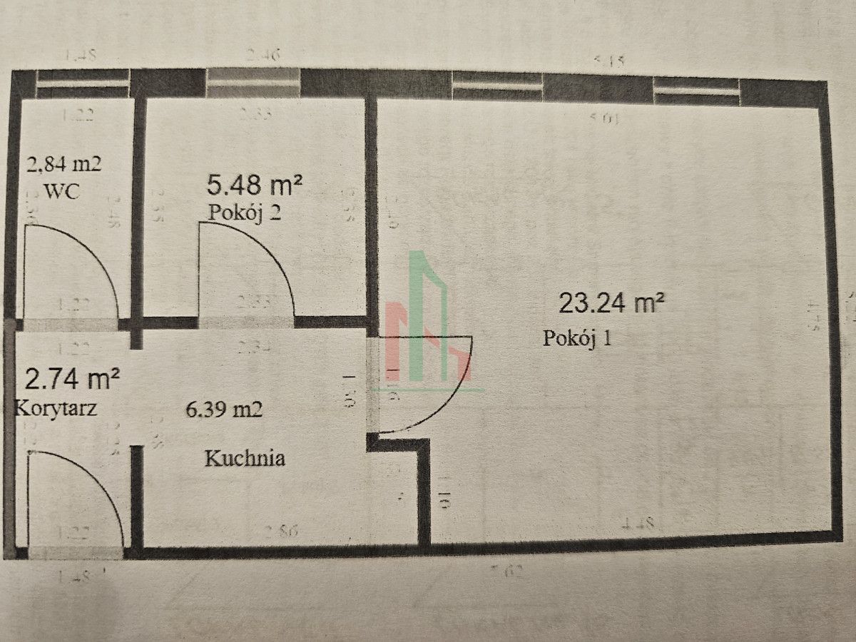 Mieszkanie 2-pokojowe Starogard Gdański, ul. Władysława Jagiełły. Zdjęcie 8