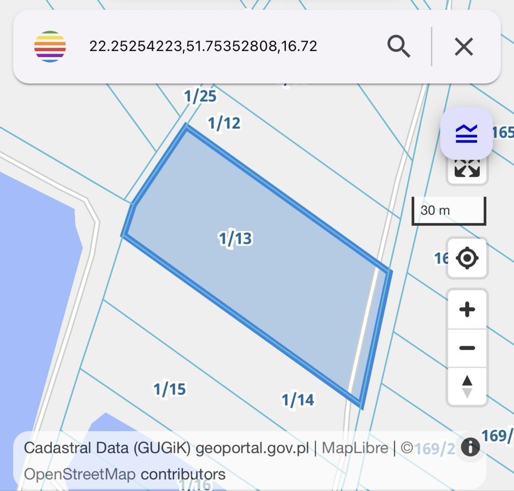 Działka rolno-budowlana Adamów. Zdjęcie 1