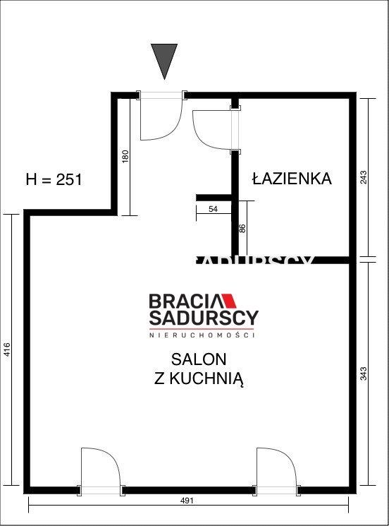 Mieszkanie 1-pokojowe Kraków Bronowice, ul. Piaskowa. Zdjęcie 9