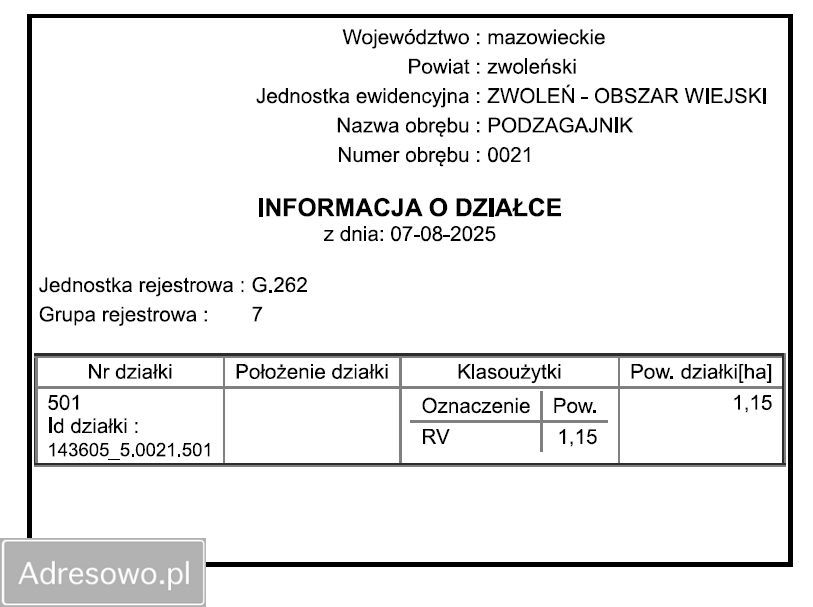Działka rolno-budowlana Podzagajnik. Zdjęcie 8