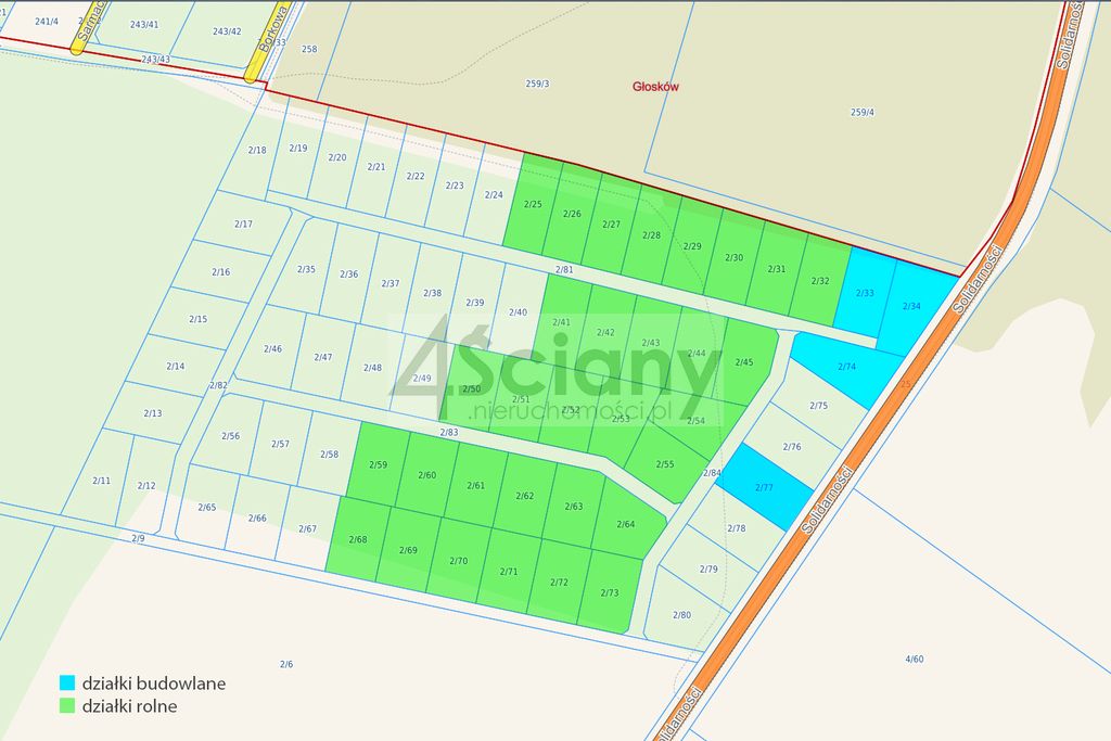 Działka rolna Runów