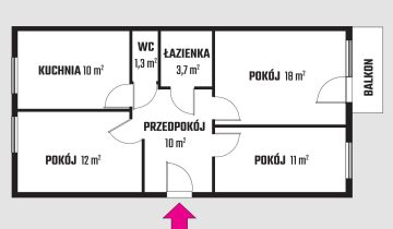 Mieszkanie 3-pokojowe Świdnik, ul. gen. M. Smorawińskiego