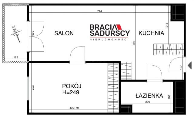 Mieszkanie 2-pokojowe Kraków Podgórze, ul. Pana Tadeusza. Zdjęcie 36