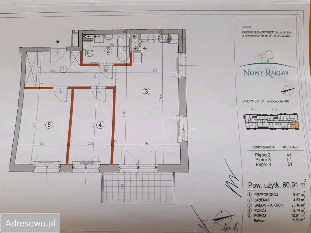 Mieszkanie 3-pokojowe Warszawa Włochy, ul. Klinkierowa. Zdjęcie 12