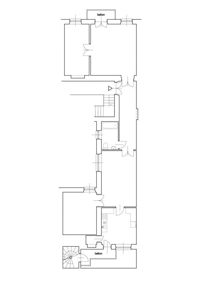 Mieszkanie 4-pokojowe Kraków Stare Miasto, ul. Bonerowska. Zdjęcie 21