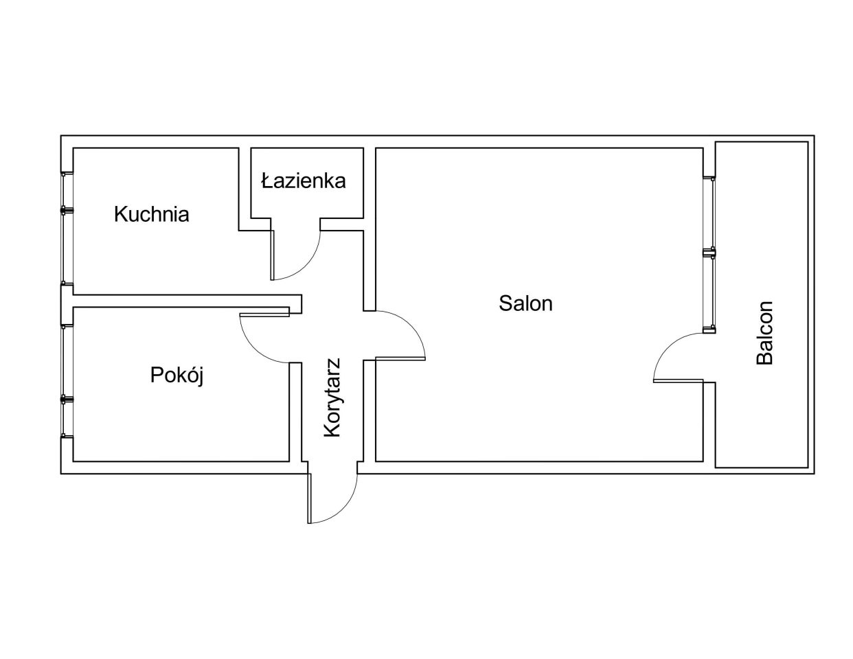 Mieszkanie 2-pokojowe Łódź Polesie, ul. Wileńska. Zdjęcie 6