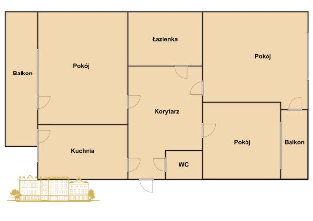 Mieszkanie 3-pokojowe Kraków, ul. Lubostroń. Zdjęcie 10