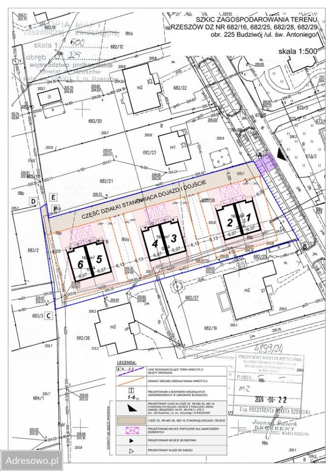 Działka budowlana Rzeszów Budziwój, ul. św. Antoniego. Zdjęcie 2