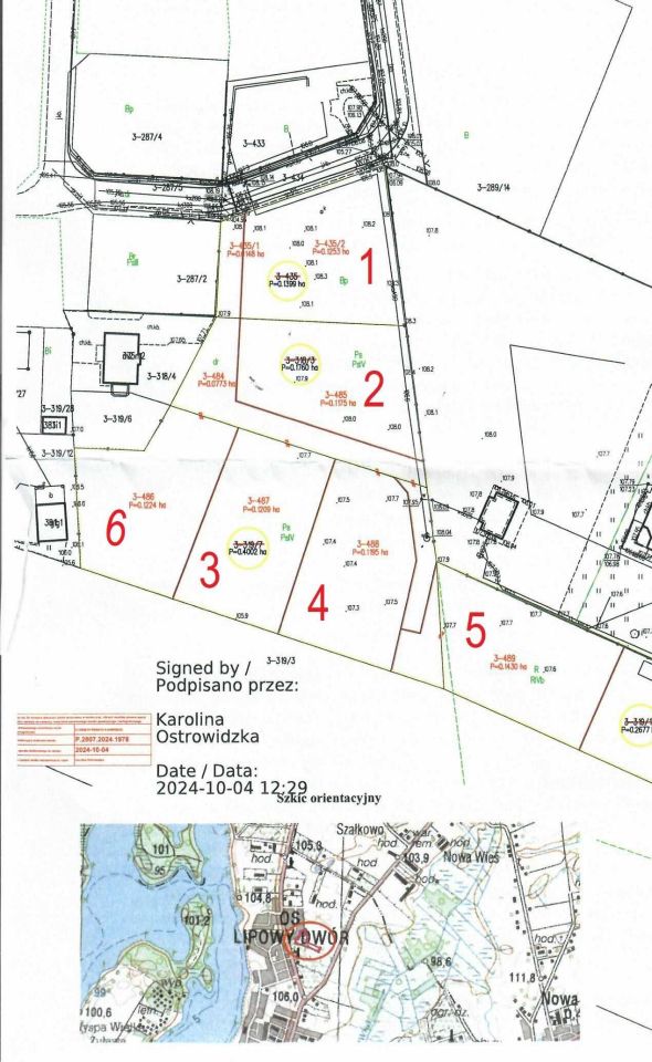 Działka budowlana Iława, ul. Lipowa. Zdjęcie 3