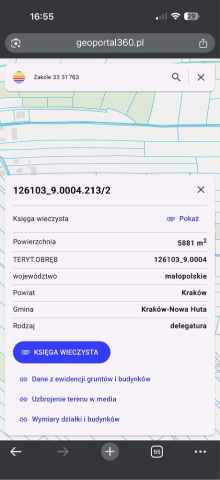 Działka rolna Kraków Nowa Huta. Zdjęcie 1