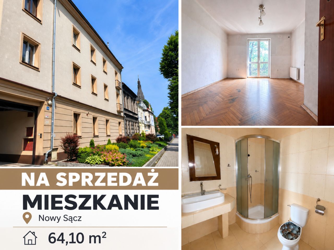 Mieszkanie 2-pokojowe Nowy Sącz, al. Aleje Stefana Batorego. Zdjęcie 1