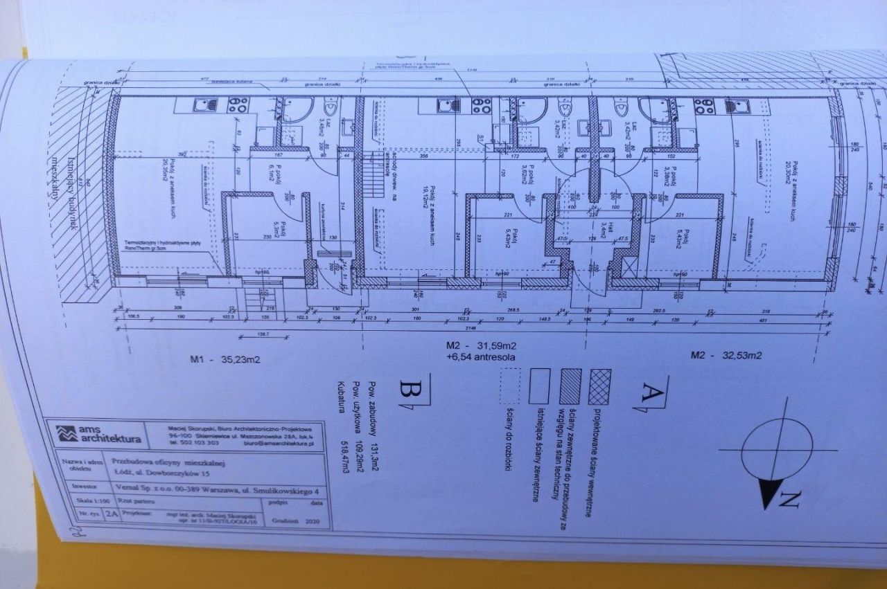 inny, 3 pokoje Łódź Bałuty, ul. Dowborczyków 15