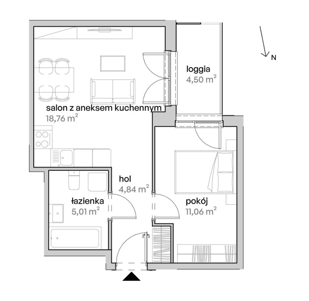 Mieszkanie 2-pokojowe Poznań Starołęka, ul. Unii Lubelskiej. Zdjęcie 7