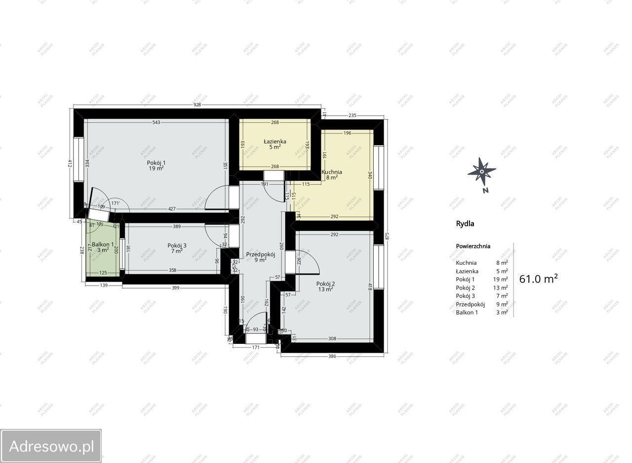 Mieszkanie 3-pokojowe Kraków Bronowice, ul. Lucjana Rydla. Zdjęcie 20