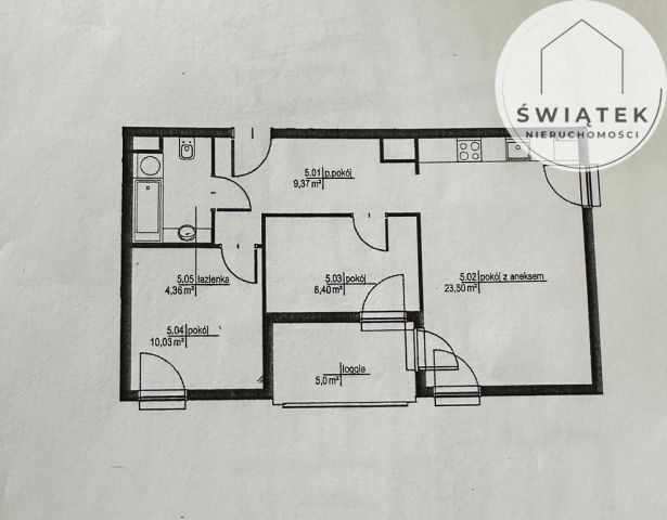 Mieszkanie 3-pokojowe Toruń, ul. Jana Michała Hubego. Zdjęcie 11