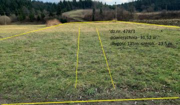 Działka budowlana Zahoczewie Podskała