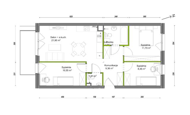 Mieszkanie 4-pokojowe Wrocław Ołtaszyn, ul. Orawska. Zdjęcie 8