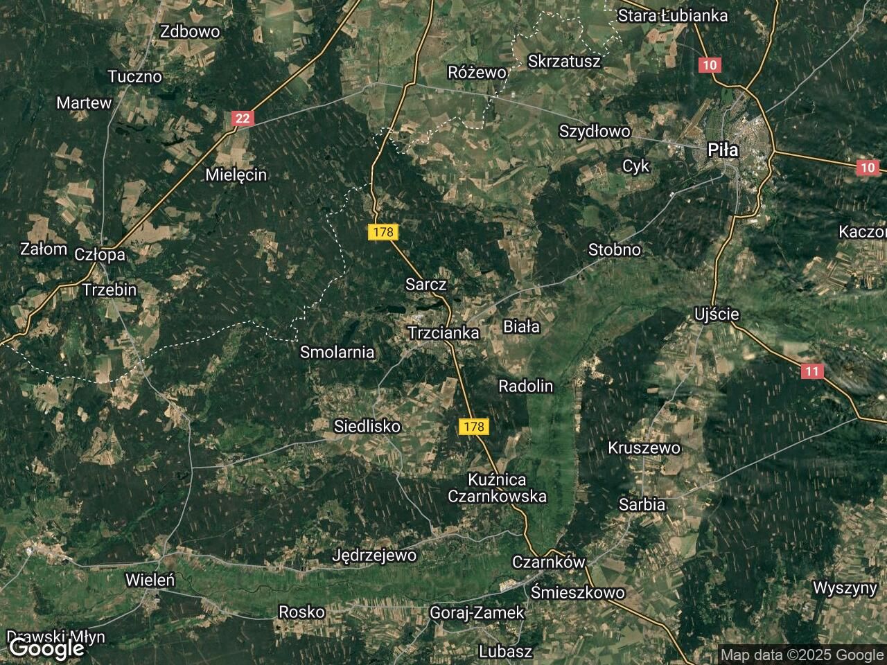 Działka rod Trzcianka