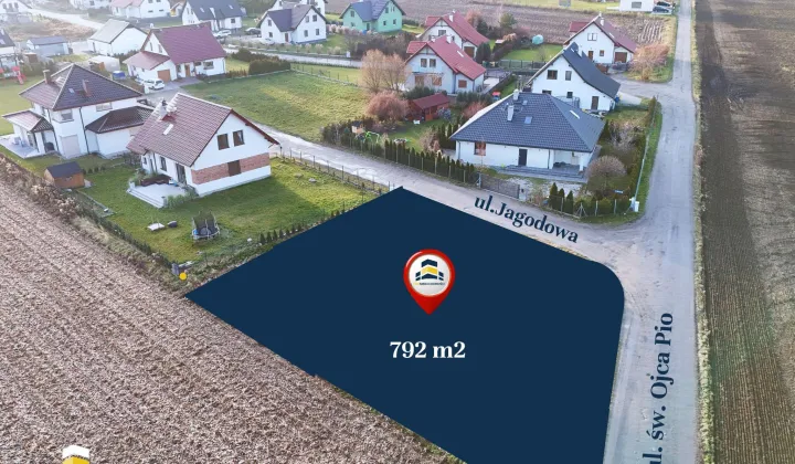 Działka budowlana Czernica, ul. Jagodowa