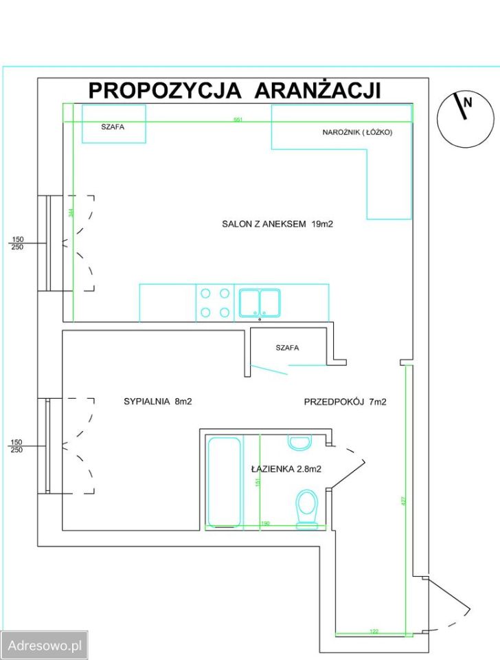 Mieszkanie 1-pokojowe Warszawa Bielany, ul. Antoniego Fontany. Zdjęcie 3