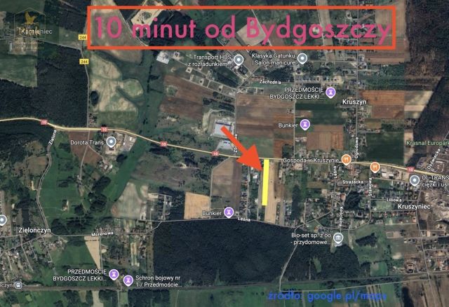 Działka budowlana Kruszyn. Zdjęcie 6