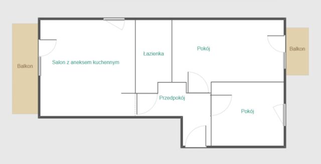 Mieszkanie 3-pokojowe Rzeszów, ul. Ignacego Paderewskiego. Zdjęcie 17