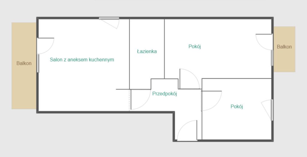 Mieszkanie 3-pokojowe Rzeszów, ul. Ignacego Paderewskiego. Zdjęcie 17