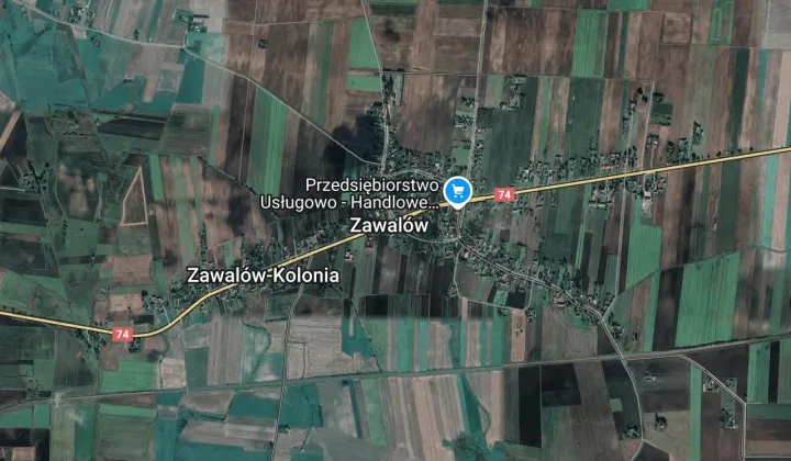 Działka leśna Zawalów