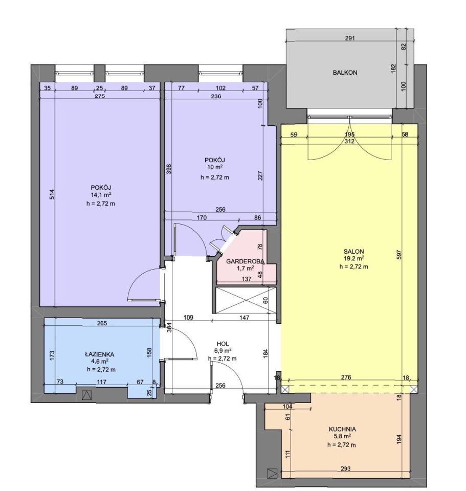 Mieszkanie 3-pokojowe Warszawa Wilanów, ul. św. Urszuli Ledóchowskiej. Zdjęcie 17