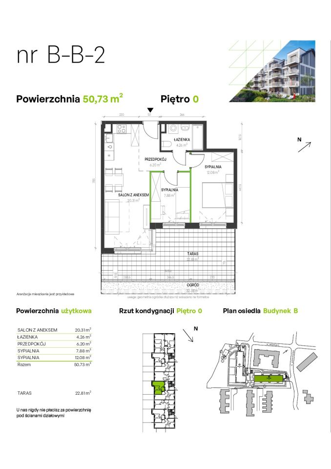 Mieszkanie 3-pokojowe Wrocław Maślice, ul. Augustowska. Zdjęcie 12