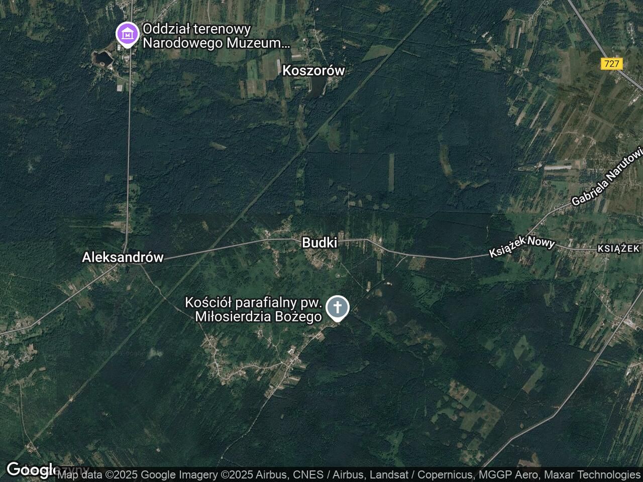 Działka leśna Budki