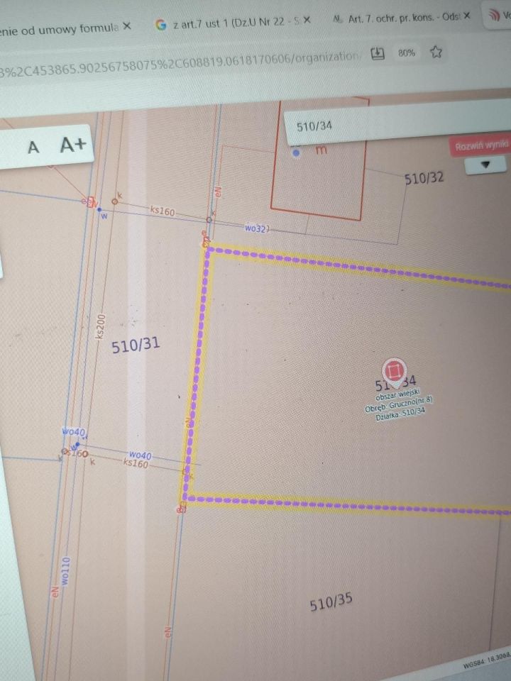 Działka budowlana Gruczno, ul. Lawendowa. Zdjęcie 5