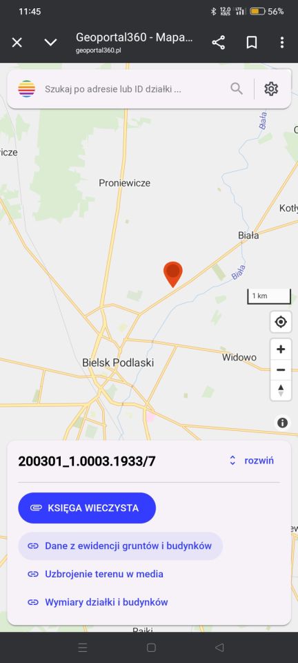 Działka inwestycyjna Bielsk Podlaski, ul. Adama Mickiewicza. Zdjęcie 3