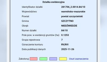 Działka budowlana Niedźwiedzie