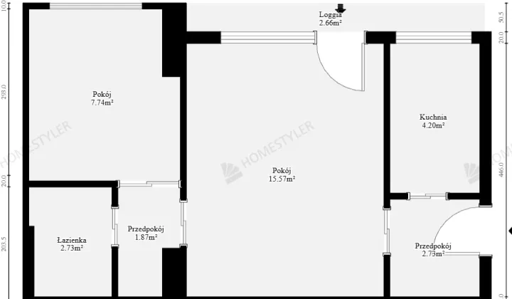 Mieszkanie 2-pokojowe Warszawa Wola, ul. Monte Cassino