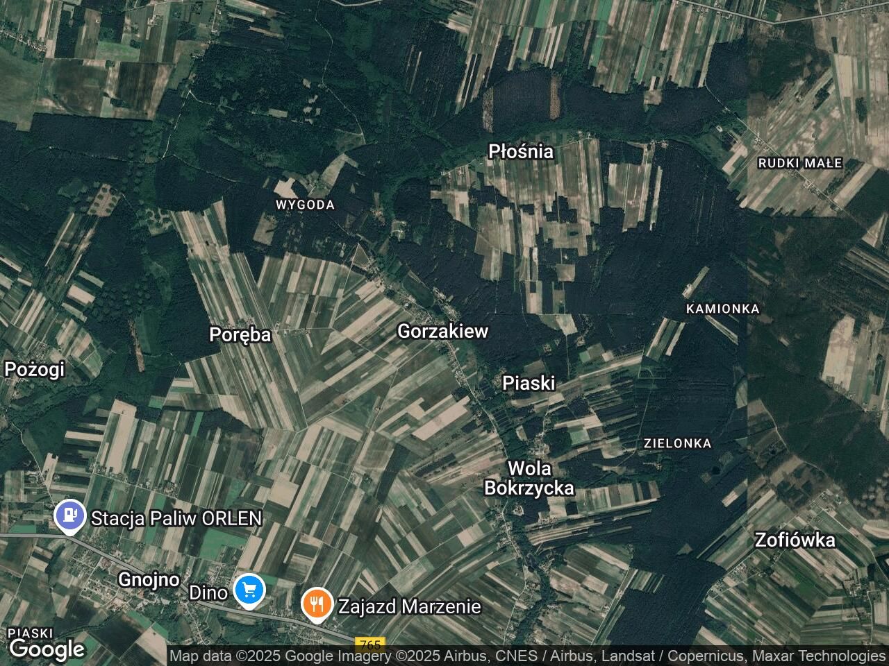 Działka rolna Gorzakiew