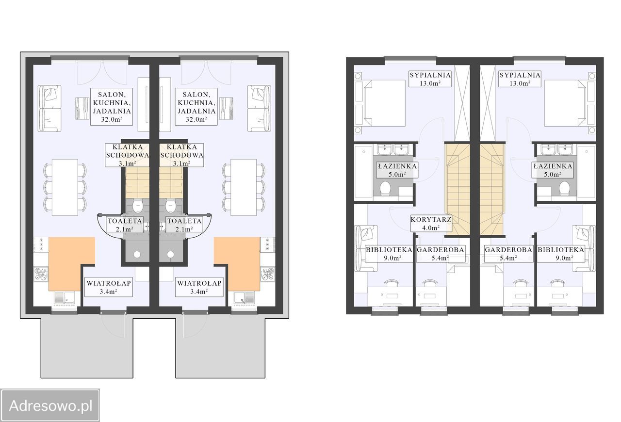 bliźniak, 4 pokoje Grodzisk Mazowiecki. Zdjęcie 11