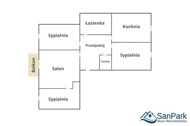 Mieszkanie 4-pokojowe Lesko, ul. Słowackiego. Zdjęcie 13