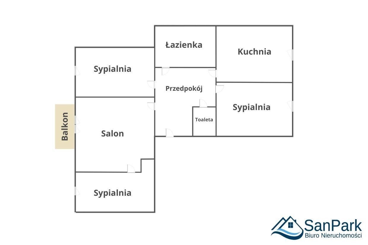 Mieszkanie 4-pokojowe Lesko, ul. Słowackiego. Zdjęcie 13