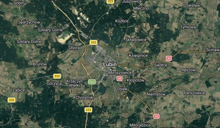 Działka rod Lubin Przylesie