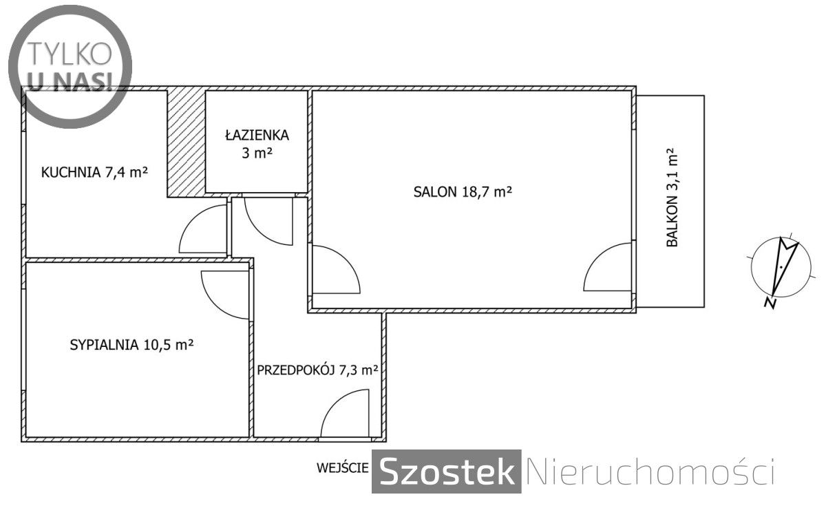 Mieszkanie 2-pokojowe Częstochowa Północ, ul. Czecha. Zdjęcie 21
