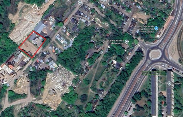 Działka inwestycyjna Toruń, ul. Bielańska. Zdjęcie 1