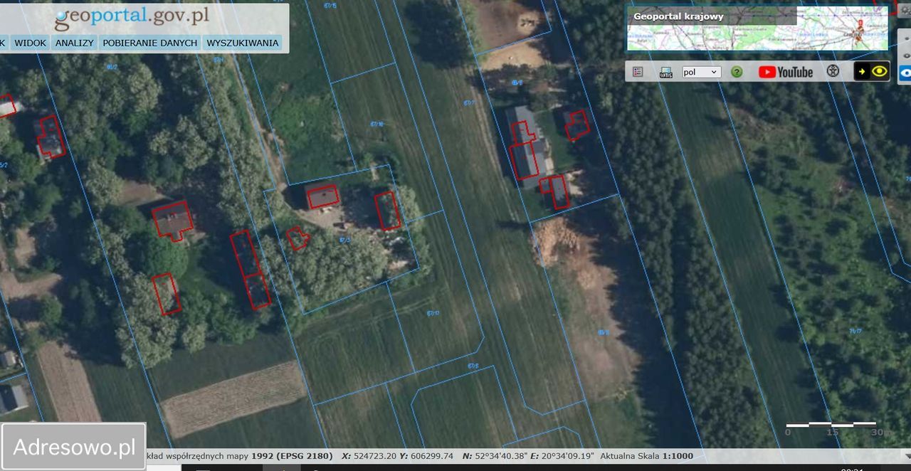 Działka budowlana Omięciny. Zdjęcie 4